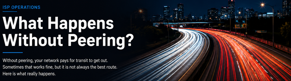 What Happens Without Peering?