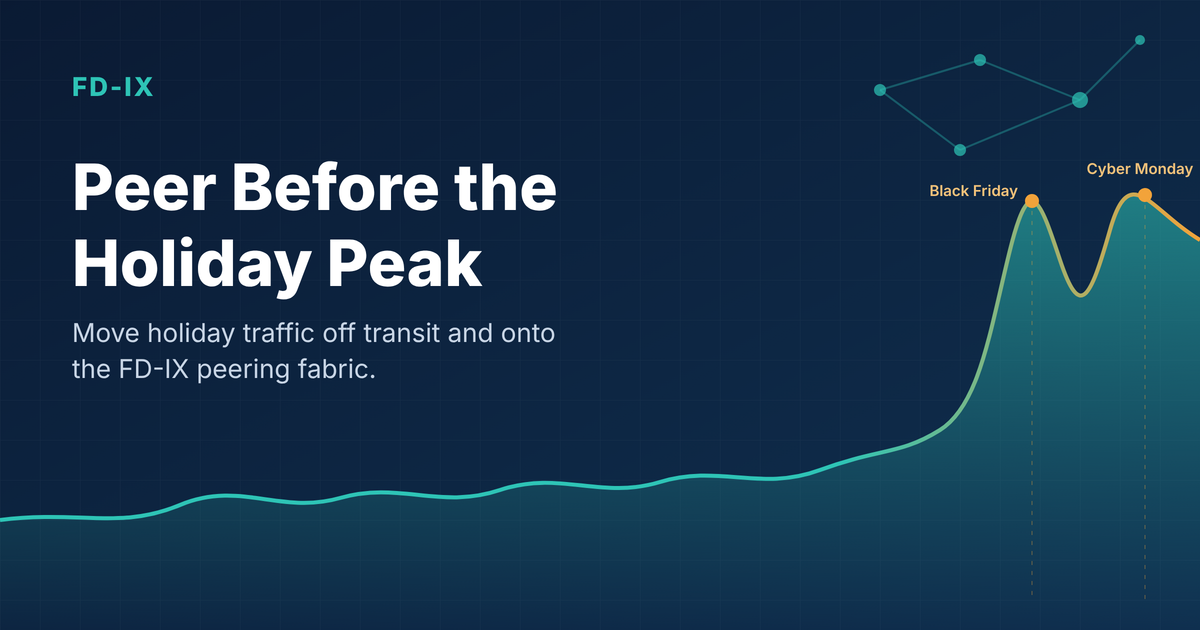 Get Your Network Ready for the Holiday Traffic Spike: Peer at FD-IX Before Thanksgiving